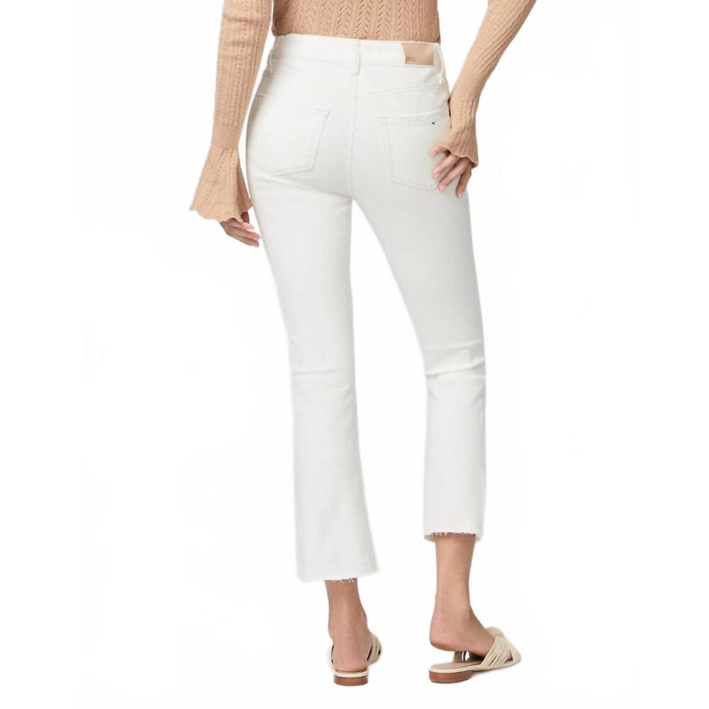NEW PAIGE colette crop jeans in golden sand distressed - Picture 4 of 4